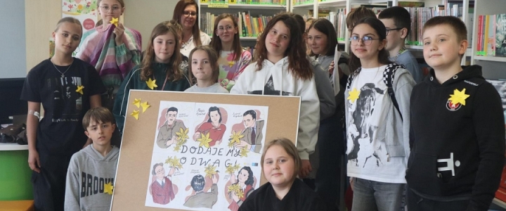 Odwaga i inne wartości ludzkie - ostatnie projektowe spotkanie biblioteczne